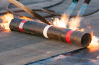 Singleton flat roof sealing